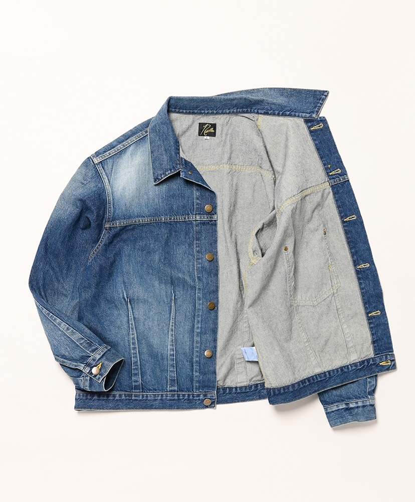 Darts Bottom Jean Jacket - 12oz Denim Indigo/インディゴ L(MEN)