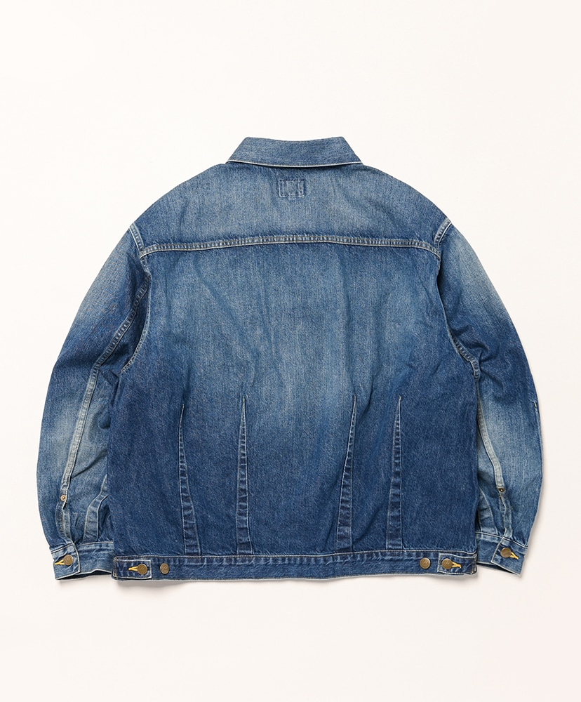 Darts Bottom Jean Jacket - 12oz Denim Indigo/インディゴ L(MEN)