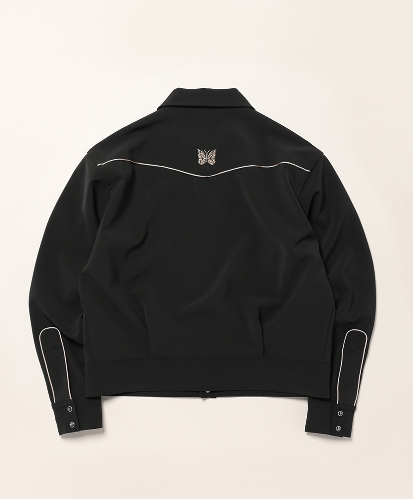 Piping Cowboy Jacket - Poly Double Cloth Black/ブラック 1(WOMEN)