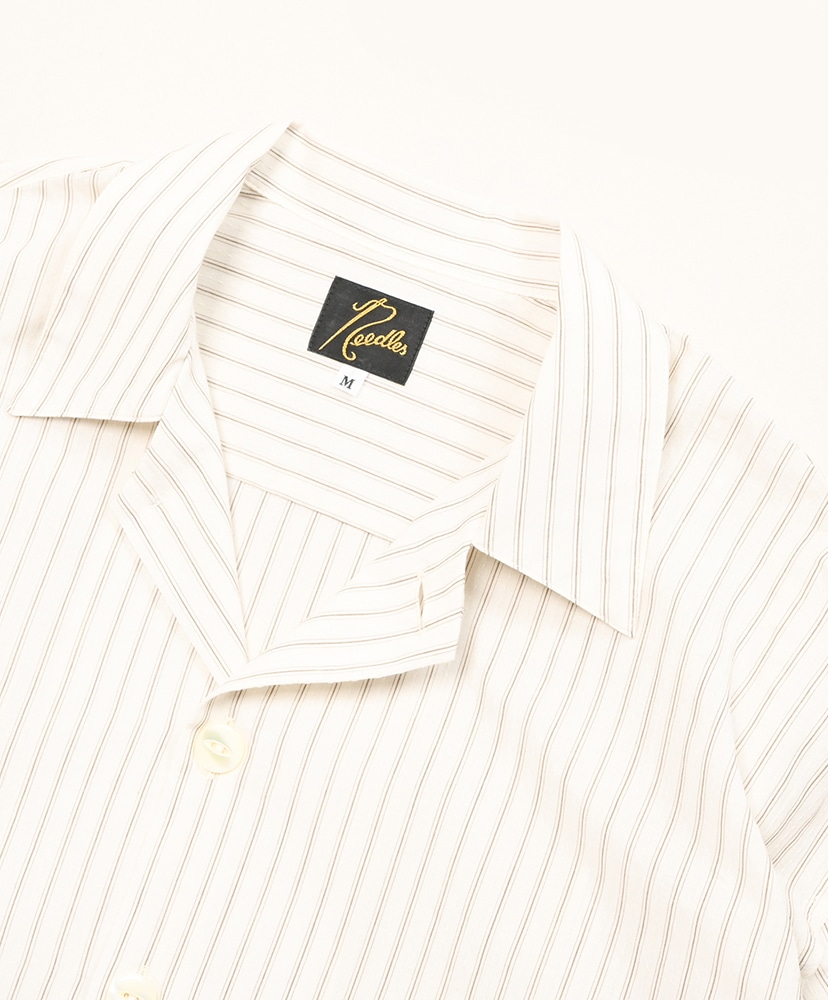 Uncon Shirt - Dobby Stripe Brown/ブラウン L(MEN)