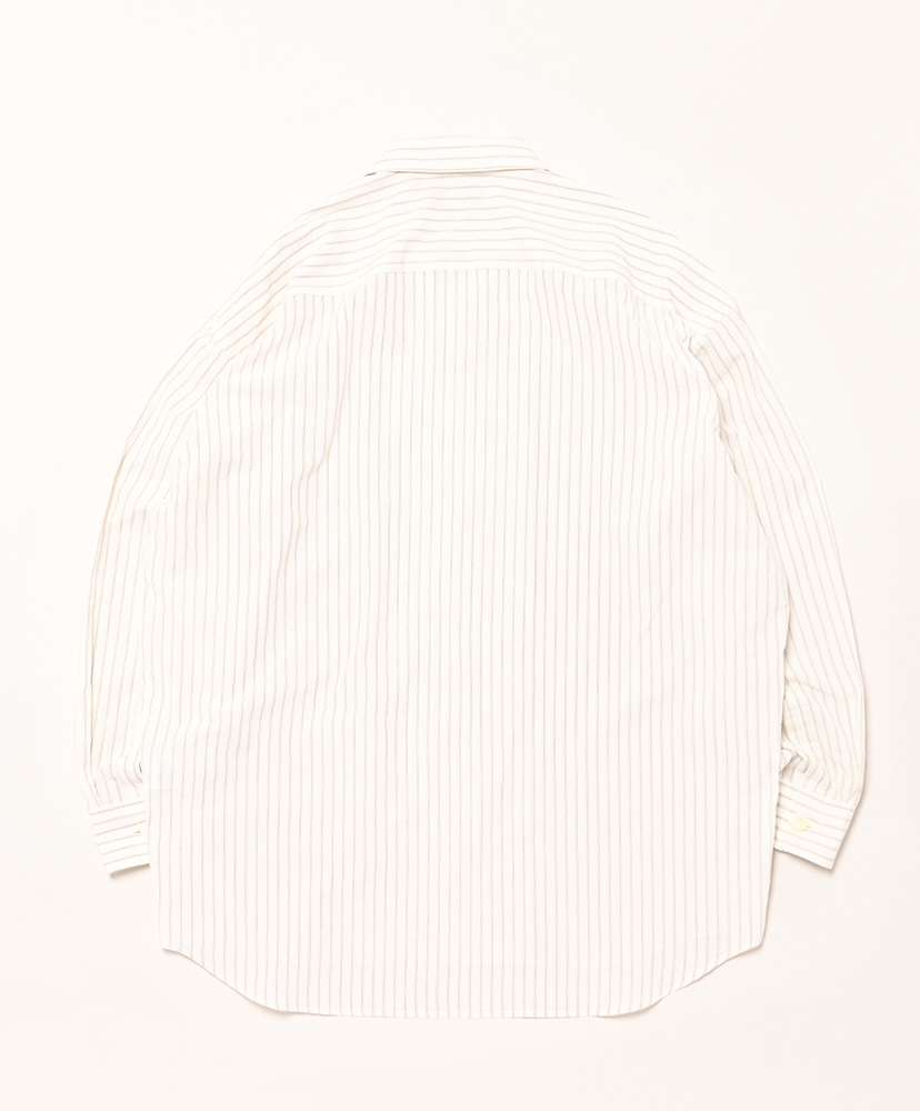 Uncon Shirt - Dobby Stripe Brown/ブラウン L(MEN)