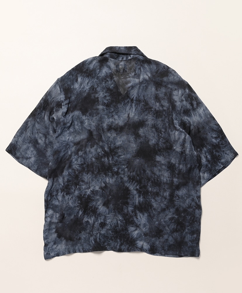 Cabana Shirt - Mesh Jacquard / Uneven Dye Chracoal/チャコール L(MEN)