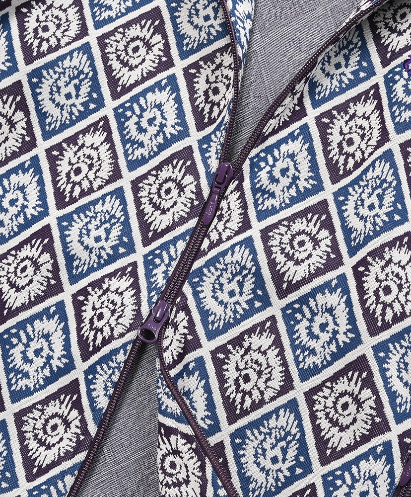 Track Jacket - Poly Jacquard Blue×Purple/ブルー×パープル L(MEN)