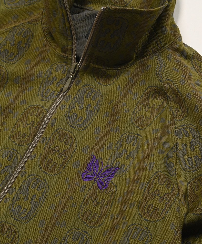 Track Jacket - Poly Jacquard Olive/オリーブ L(MEN)