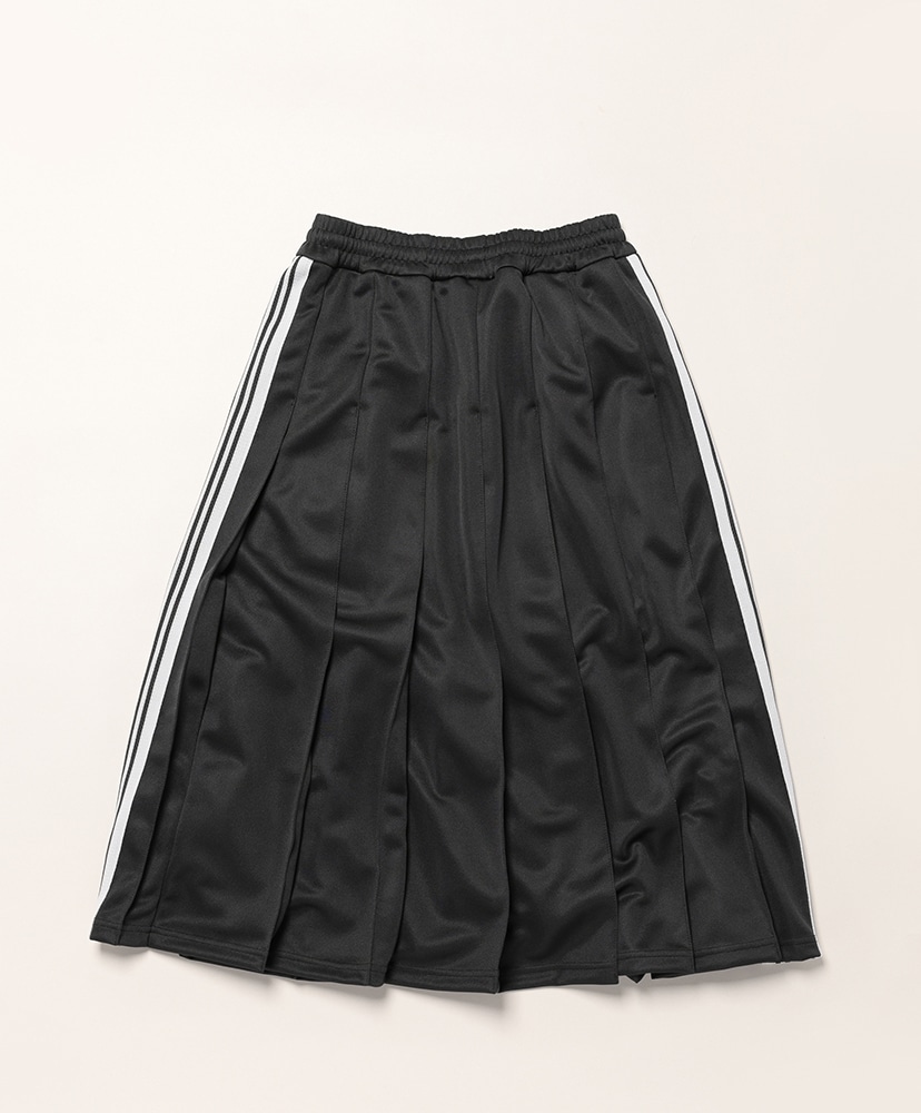 Pleated Track Skirt - Poly Smooth Charcoal/チャコール 1(WOMEN)