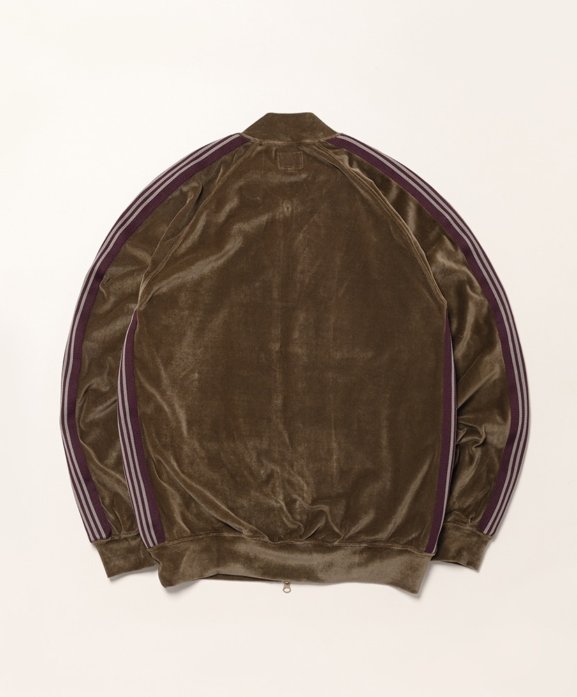 Rib Collar Track Jacket - C/PE Velour Taupe/トープ L(MEN)