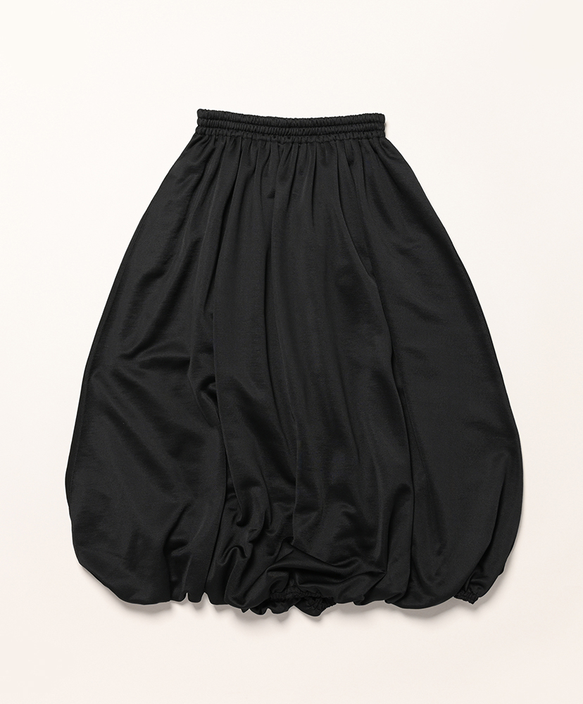 Balloon Track Skirt - Bright Jersey Black/ブラック 1(WOMEN)