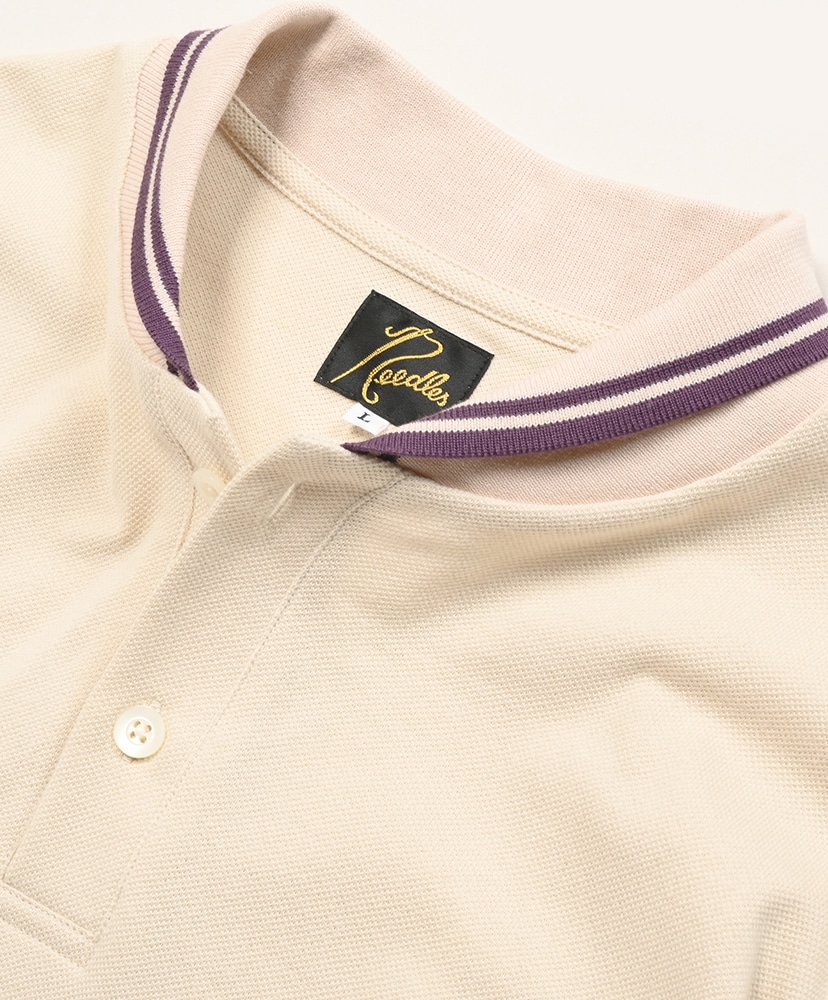 Shawl Collar Polo - Cotton Pique Beige/ベージュ L(MEN)
