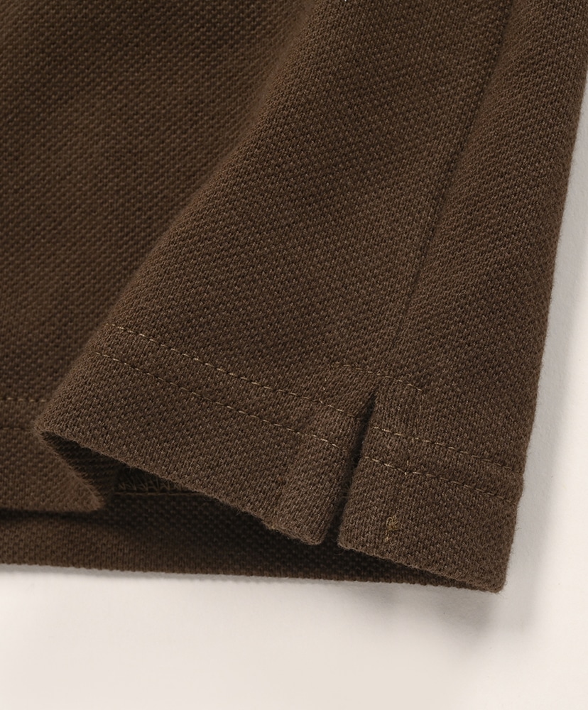 Shawl Collar Polo - Cotton Pique Brown/ブラウン L(MEN)