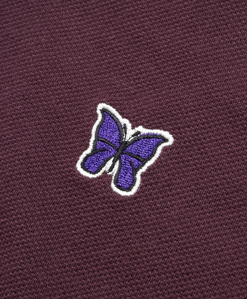 Shawl Collar Polo - Cotton Pique Purple/パープル L(MEN)