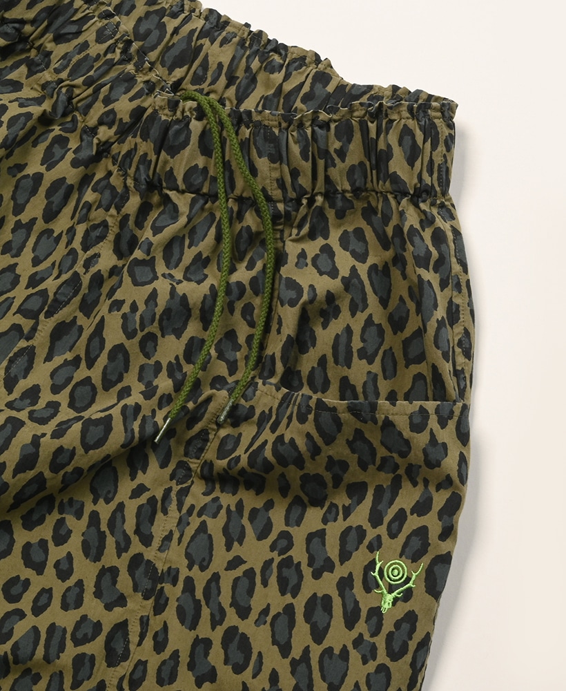 Army String Cropped Pant - C/N Poplin / Leopard Olive/オリーブ L(MEN)