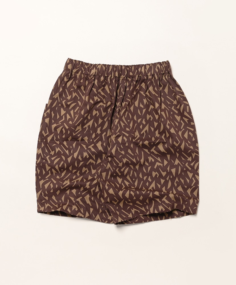 Belted C.S. Short - Cotton Grosgrain / Printed Brown/ブラウン L(MEN)