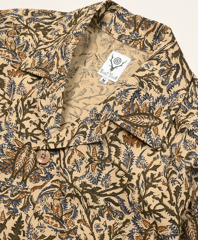 Cabana Shirt - Batik Printed Blue/ブルー L(MEN)