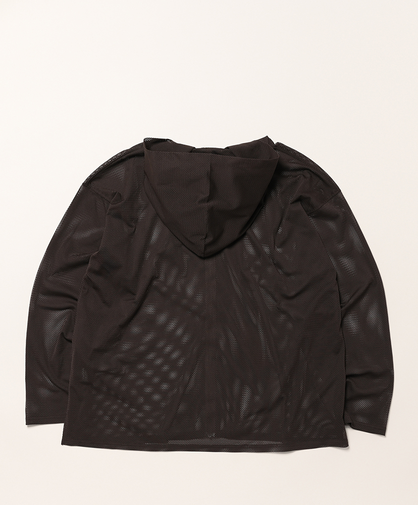 Zipped Hoody - Knit Mesh Dk.Brown/ダークブラウン L(MEN)