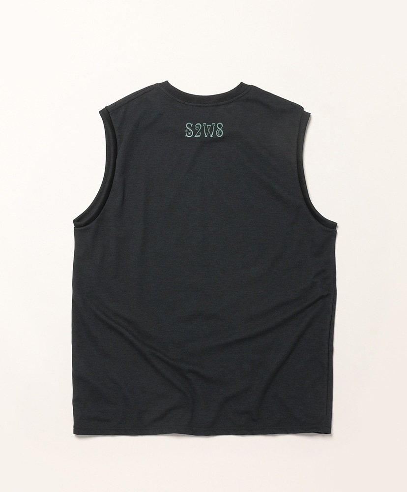 Sleeveless Crew Neck Tee - Skull & Target Black/ブラック L(MEN)