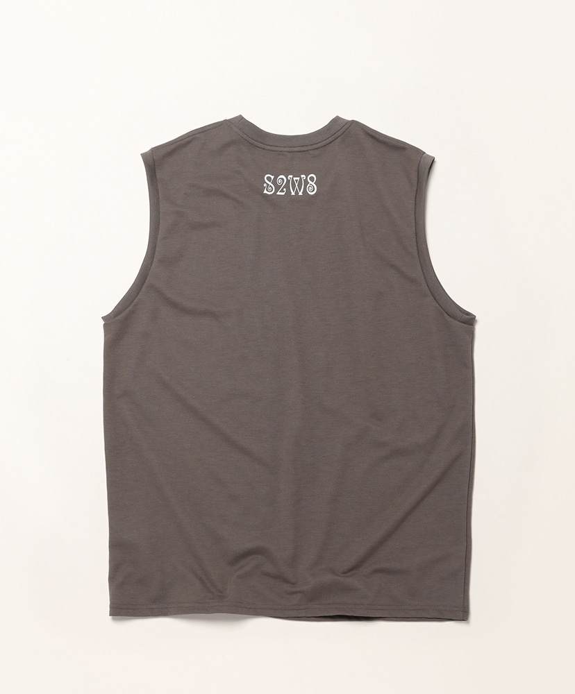 Sleeveless Crew Neck Tee - Skull & Target Grey/グレー L(MEN)