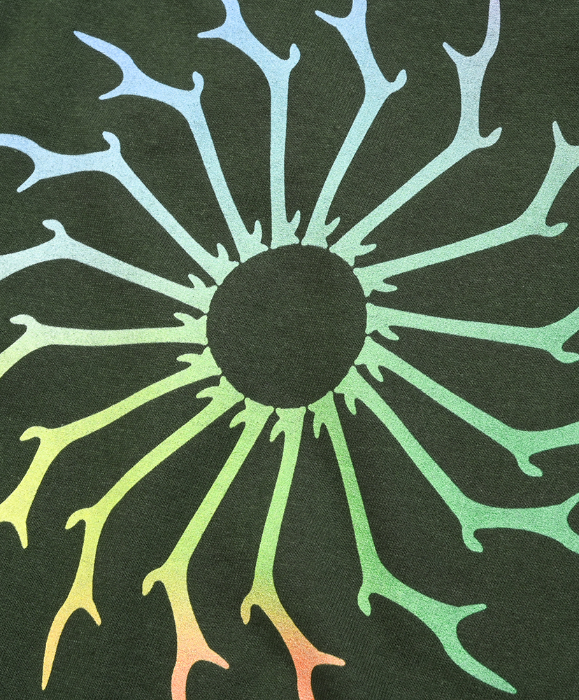 S/S Crew Neck Tee - S&T Gradation Dk. Green/ダークグリーン L(MEN)