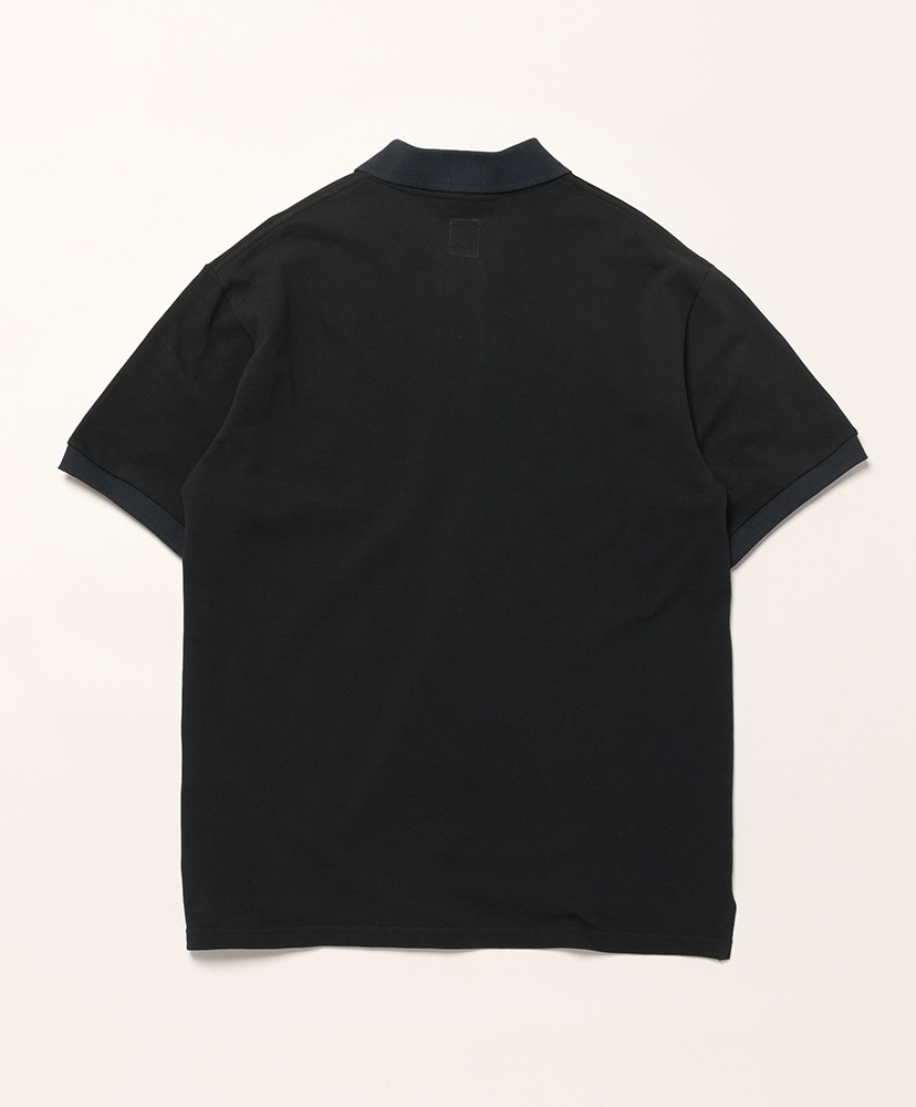 S/S Polo Shirt - Cotton Pique Black/ブラック L(MEN)