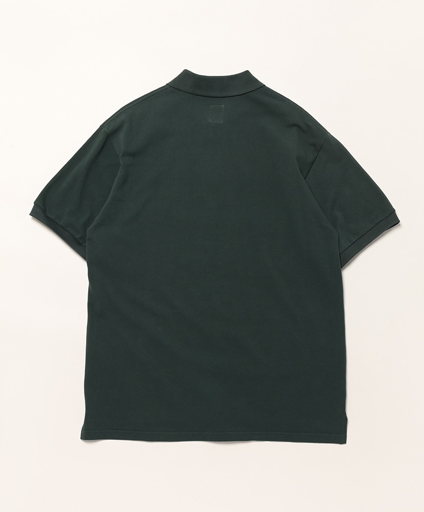 S/S Polo Shirt - Cotton Pique Green/グリーン L(MEN)