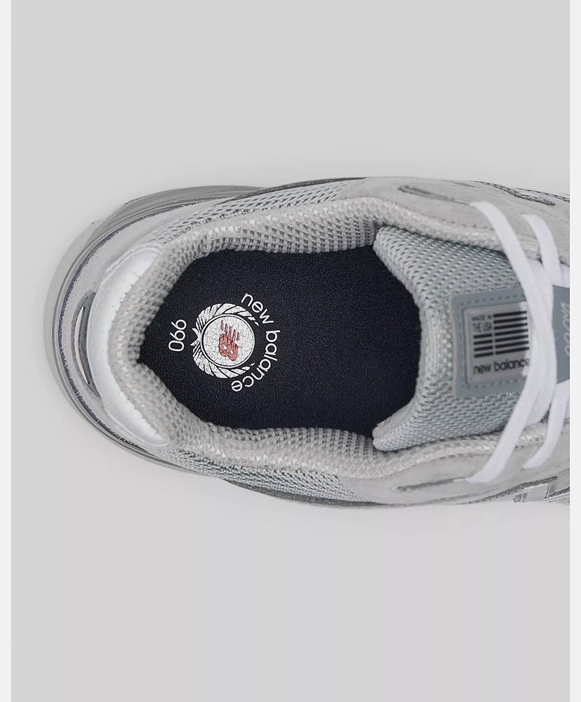 Made in USA 990v4 Core - GR4 Grey with GREY 006 and WHITE 25cm