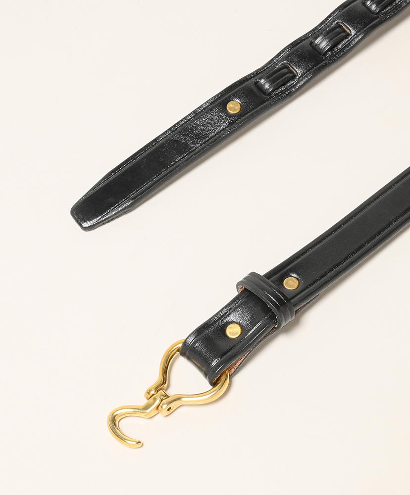Mini Hook Pick Belt Black×Brass/ブラック×ブラス 30(MEN)