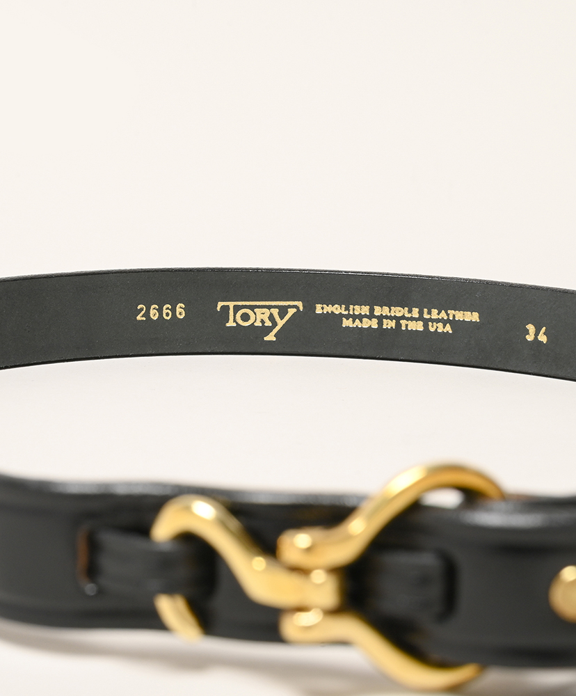 Mini Hook Pick Belt Black×Brass/ブラック×ブラス 30(MEN)