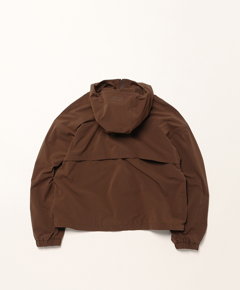 クロップド ZIP HOODIE ブラウン ONE(WOMEN)