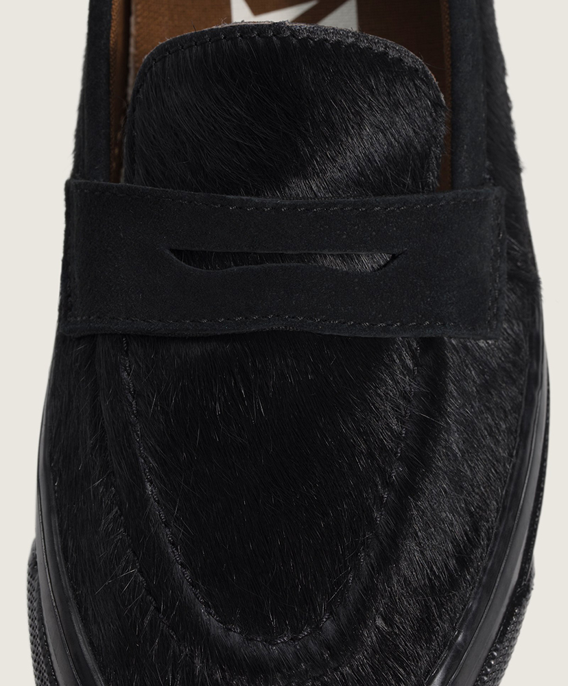 PREMIUM ローファー 53 ヘアオンレザー Black/ブラック 28cm