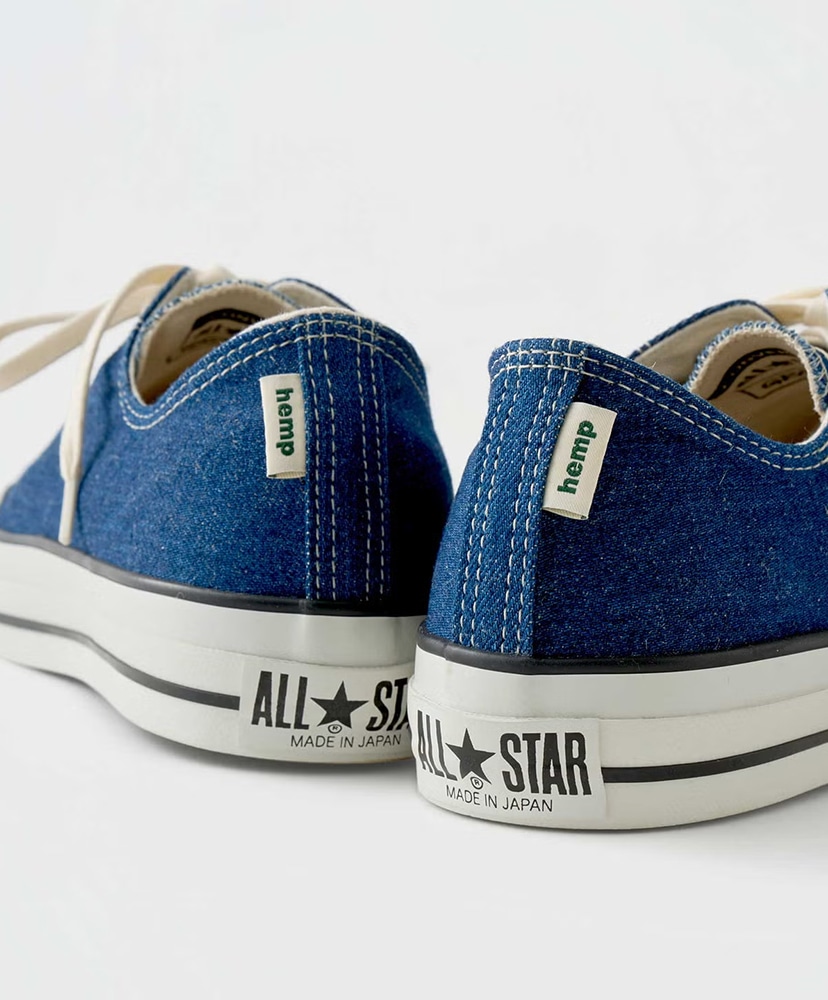 ALL STAR J HEMP DENIM OX / GRAMICCI Navy/ネイビー 26cm