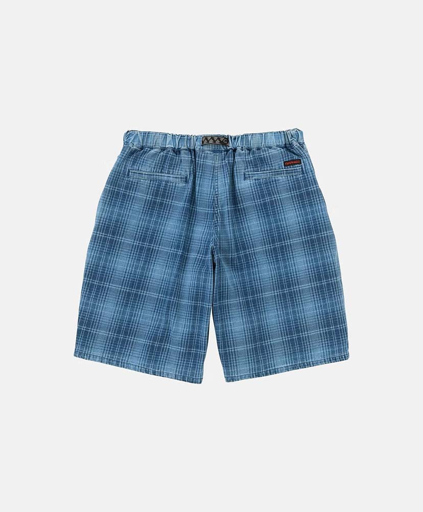 Lagoon Short Denim Plaid Indigo Checkerd/インディゴチェッカード L(MEN)