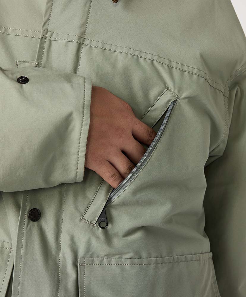 Double Peak Field Jacket LS/ライトセージ L(MEN)