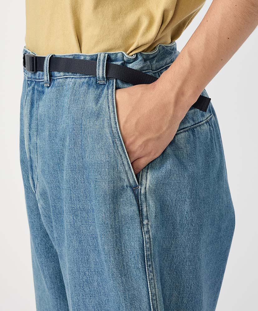 Denim Wide Tapered Field Pants IB/インディゴブリーチ 30(MEN)