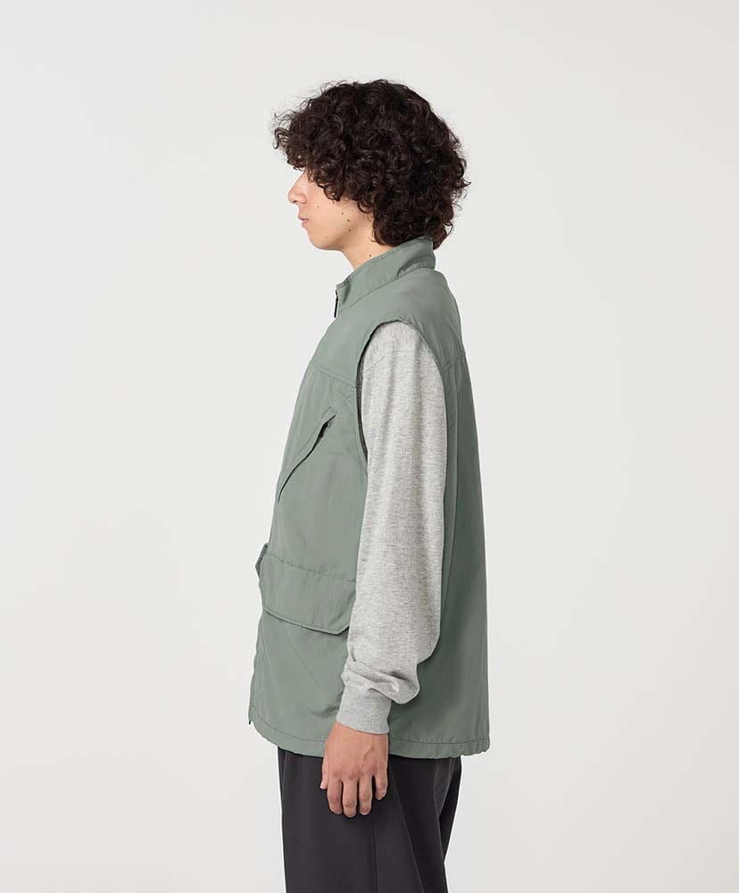 PERTEX UNLIMITED Mountain Wind Vest LS/ライトセージ L(MEN)