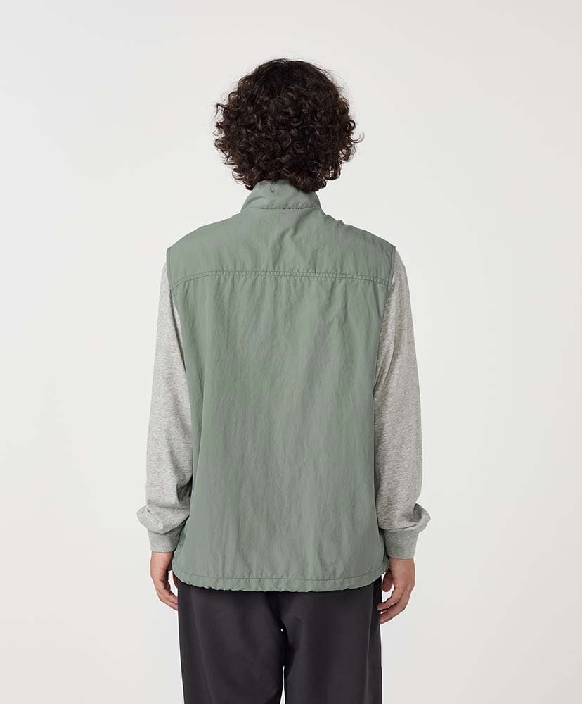 PERTEX UNLIMITED Mountain Wind Vest LS/ライトセージ L(MEN)