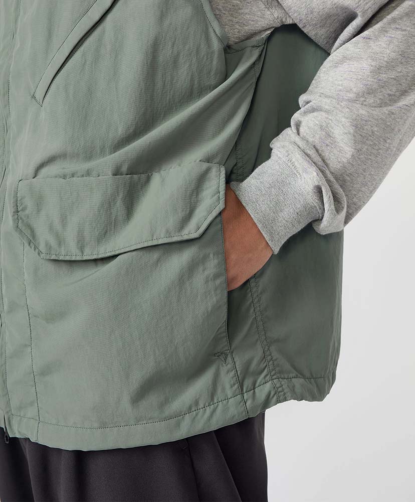 PERTEX UNLIMITED Mountain Wind Vest LS/ライトセージ L(MEN)