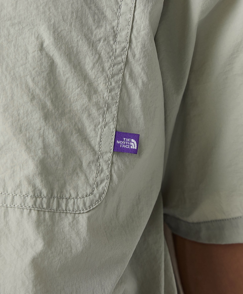 Nylon Taffeta Field S/S Shirt LS/ライトセージ L(MEN)