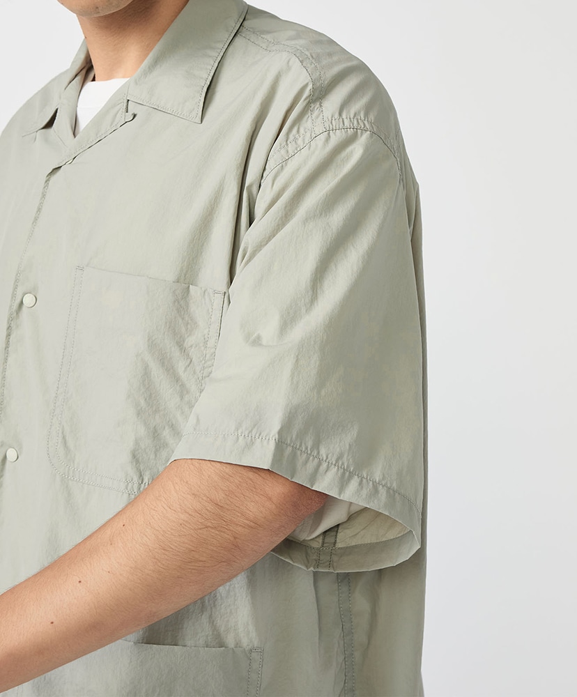 Nylon Taffeta Field S/S Shirt LS/ライトセージ L(MEN)