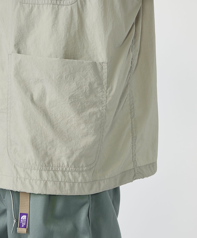 Nylon Taffeta Field S/S Shirt LS/ライトセージ L(MEN)