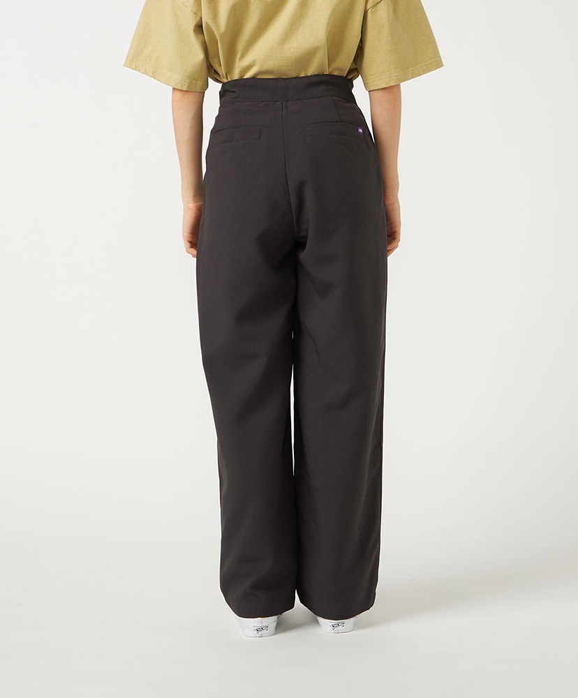 Polyester Tropical Field Tuck Pants AH/アスファルトグレー WM(WOMEN)
