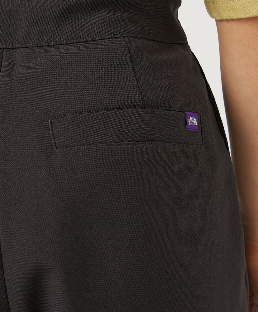 Polyester Tropical Field Tuck Pants AH/アスファルトグレー WM(WOMEN)