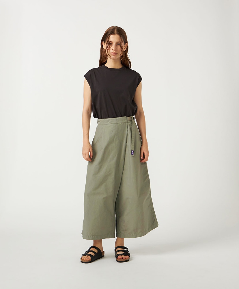 Double Peak Field Wrap Culotte LS/ライトセージ WM(WOMEN)