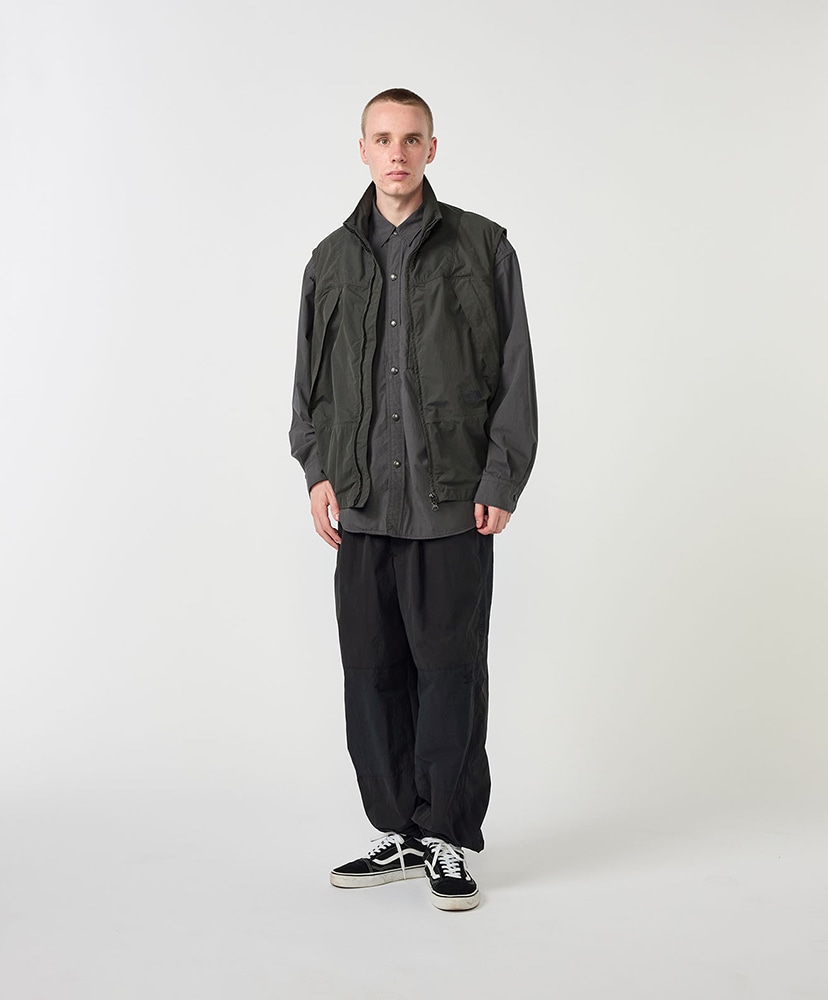 Brushed Weather Mountain Wind Vest AH/アスファルトグレー L(MEN)