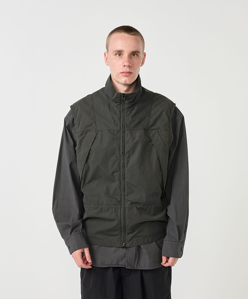 Brushed Weather Mountain Wind Vest AH/アスファルトグレー L(MEN)