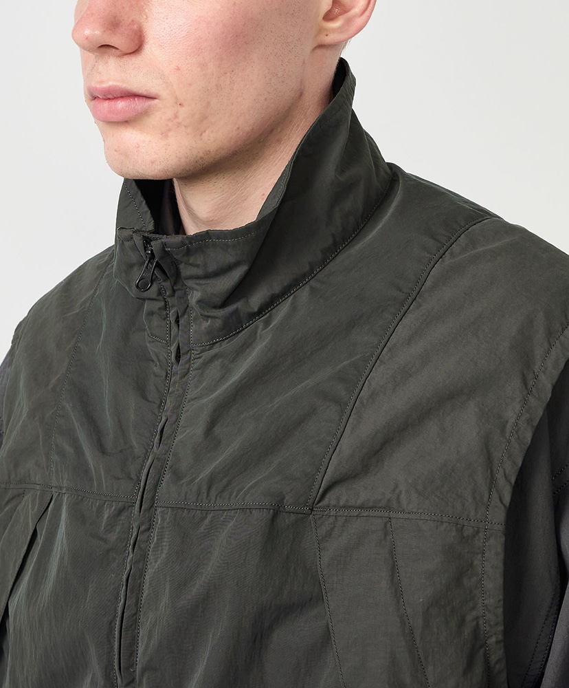 Brushed Weather Mountain Wind Vest AH/アスファルトグレー L(MEN)