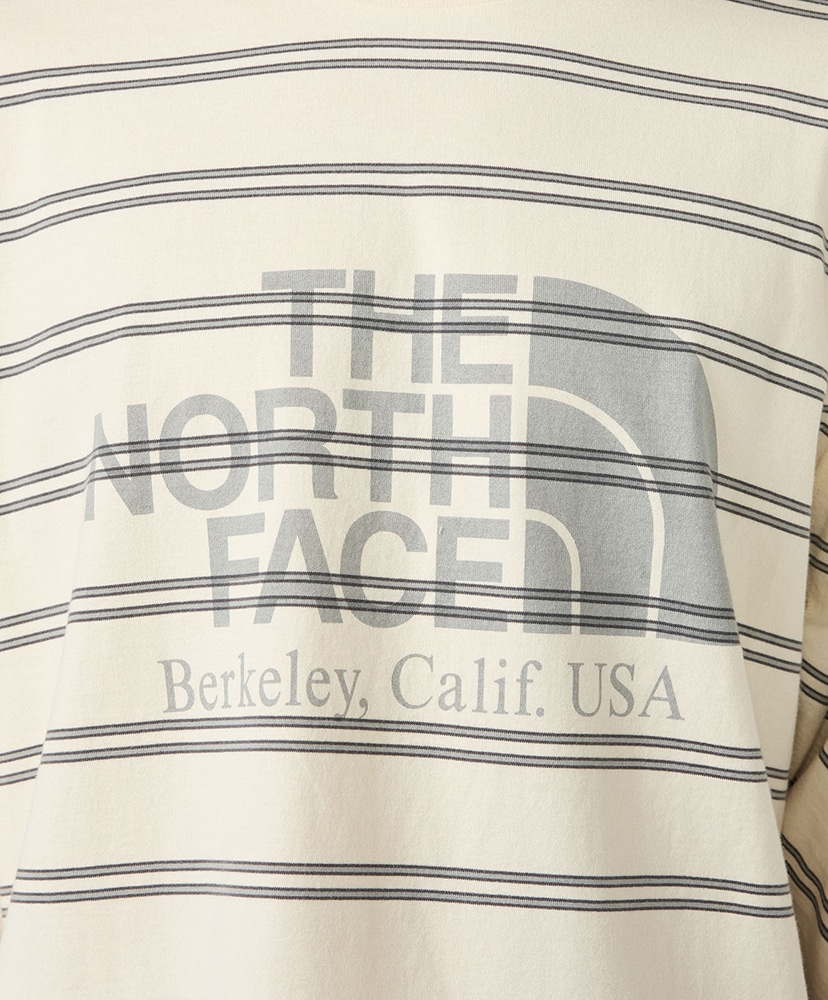 Field Long Sleeve Striped Tee ST/ストーン L(MEN)