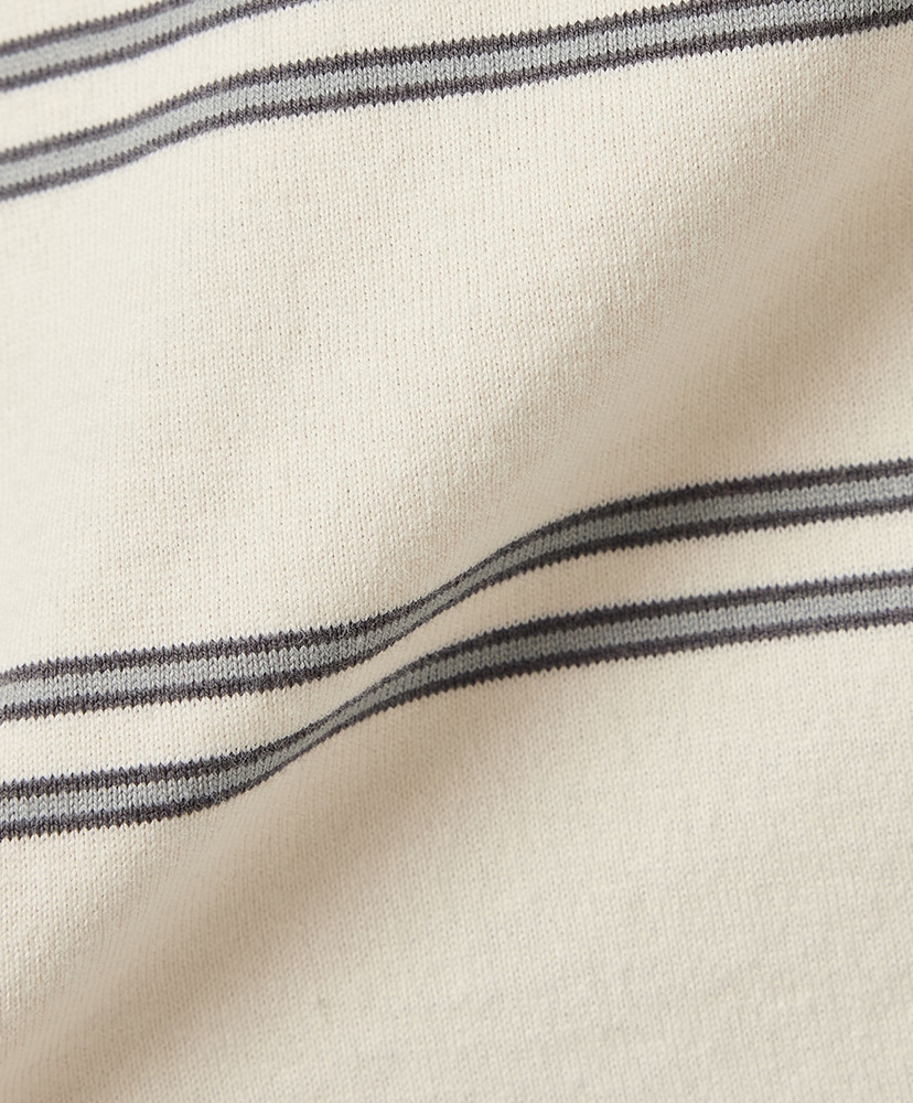 Field Long Sleeve Striped Tee ST/ストーン L(MEN)