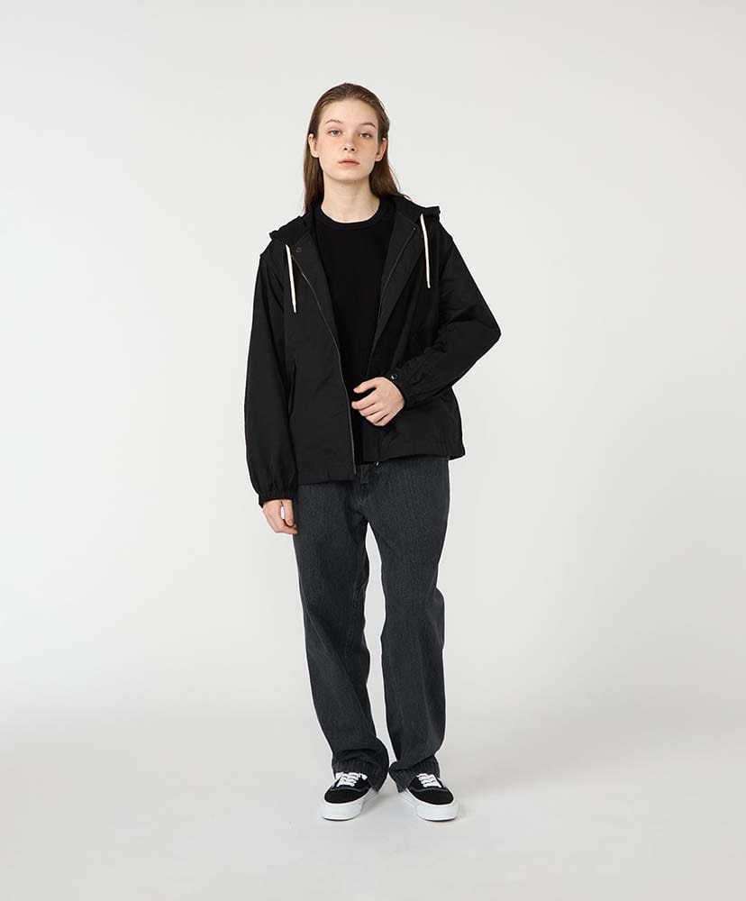 Nylon Twill Hooded Jacket N/ネイビー 0(WOMEN)