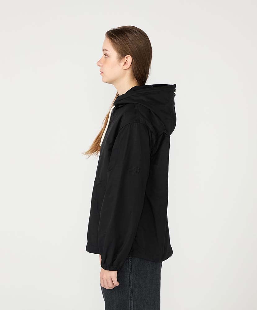 Nylon Twill Hooded Jacket N/ネイビー 0(WOMEN)