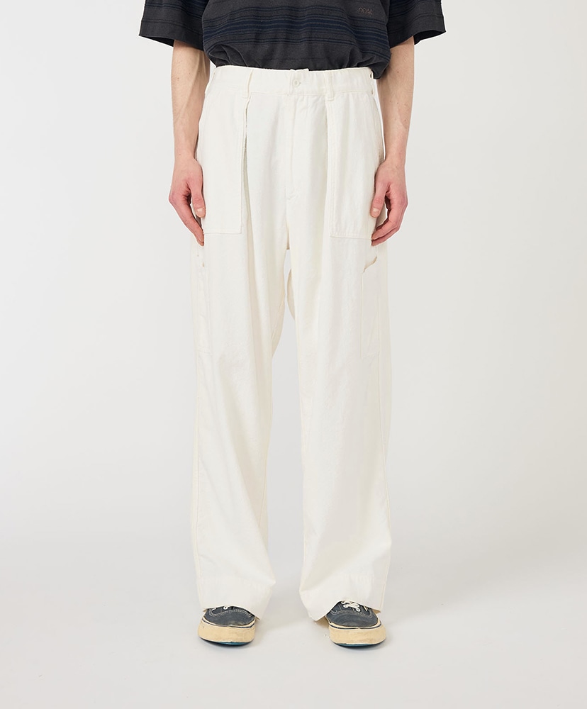 Silk Nep Cotton Twill Deck Pants OW/オフホワイト 30(MEN)