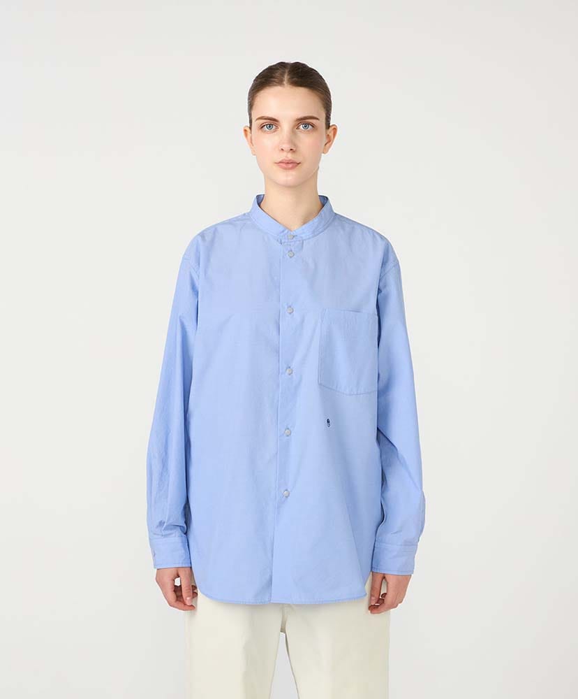 Band Collar Wind Shirt SX/サックス 0(WOMEN)